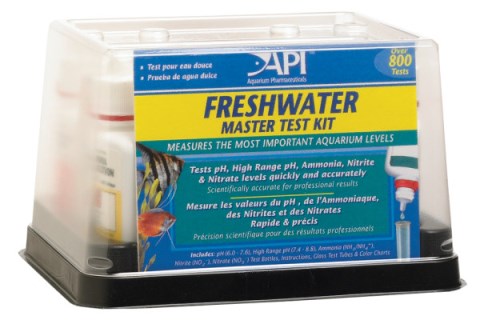 Prevent goldfish diseases with an aquarium testing kit.